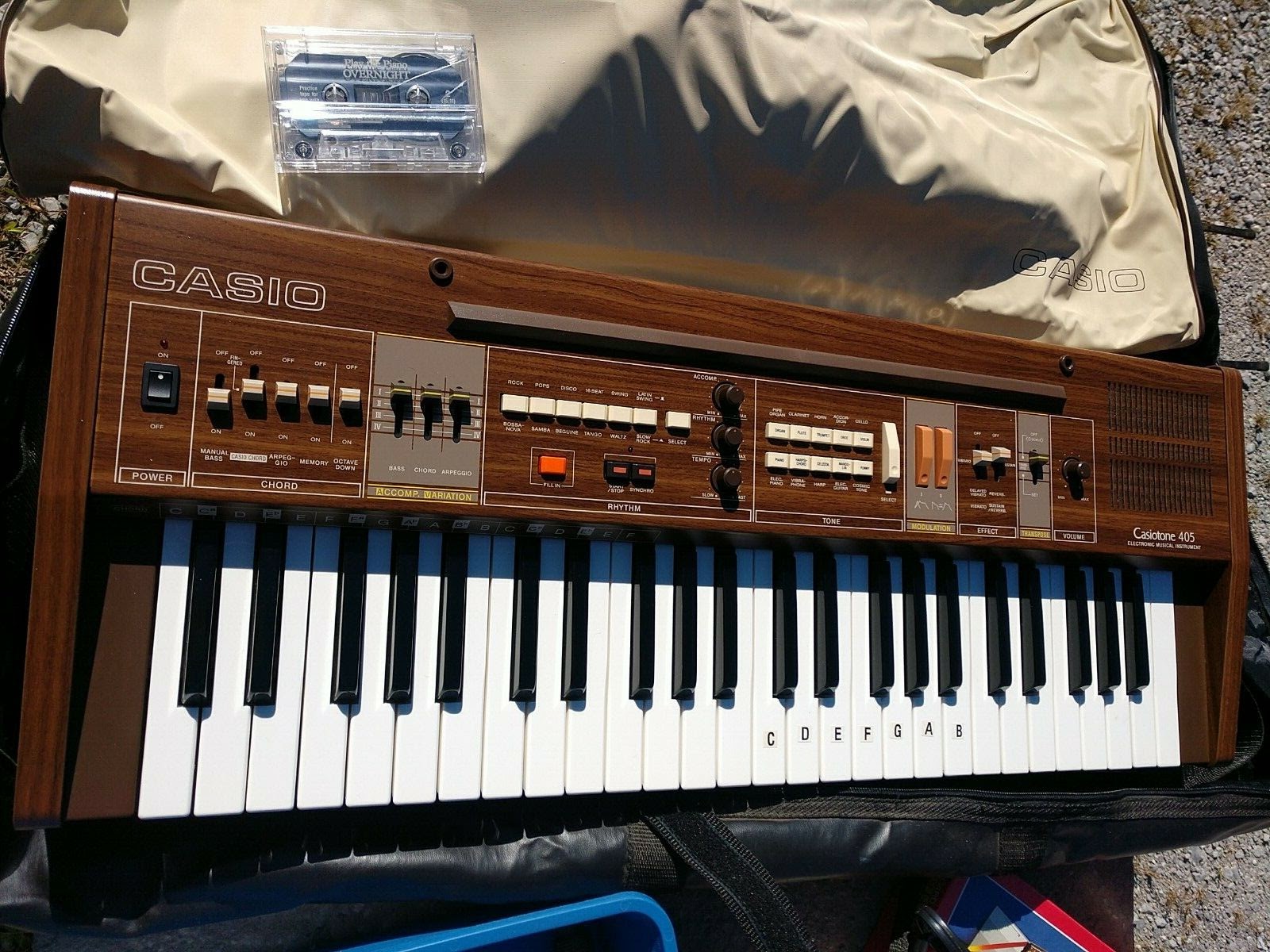 MATRIXSYNTH: Vintage Analog CasioTone 405 Keyboard Synthesizer w