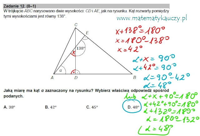 Egzamin ósmoklasisty maj 2021 z matematyki CKE - 👉ODPOWIEDZI z rozwiązaniami KROK PO KROKU :)