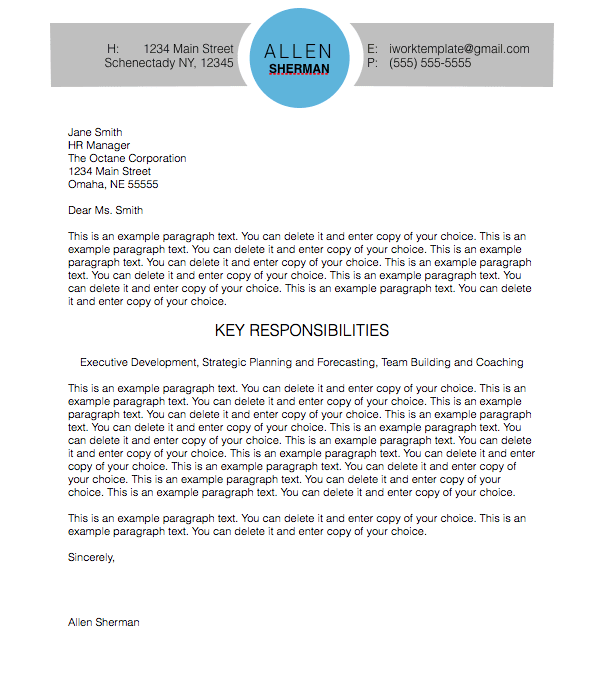 Apple Cover Letter Template Resume Letter