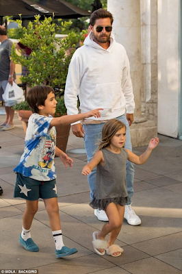 2aa Tired of messing with the ladies, Scott Disick goes on an outing in LA with his kids