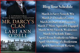 Blog Tour: Mr Darcy's Clan by Lari Ann O'Dell