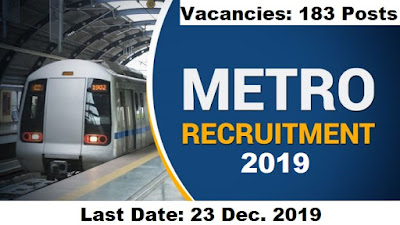Lucknow Metro Rail Corporation Recruitment 2019