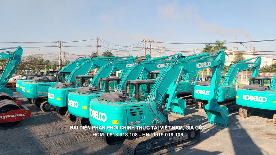 Máy đào bánh xích Kobelco SK500XDLC-10, gầu 2.1 khối.