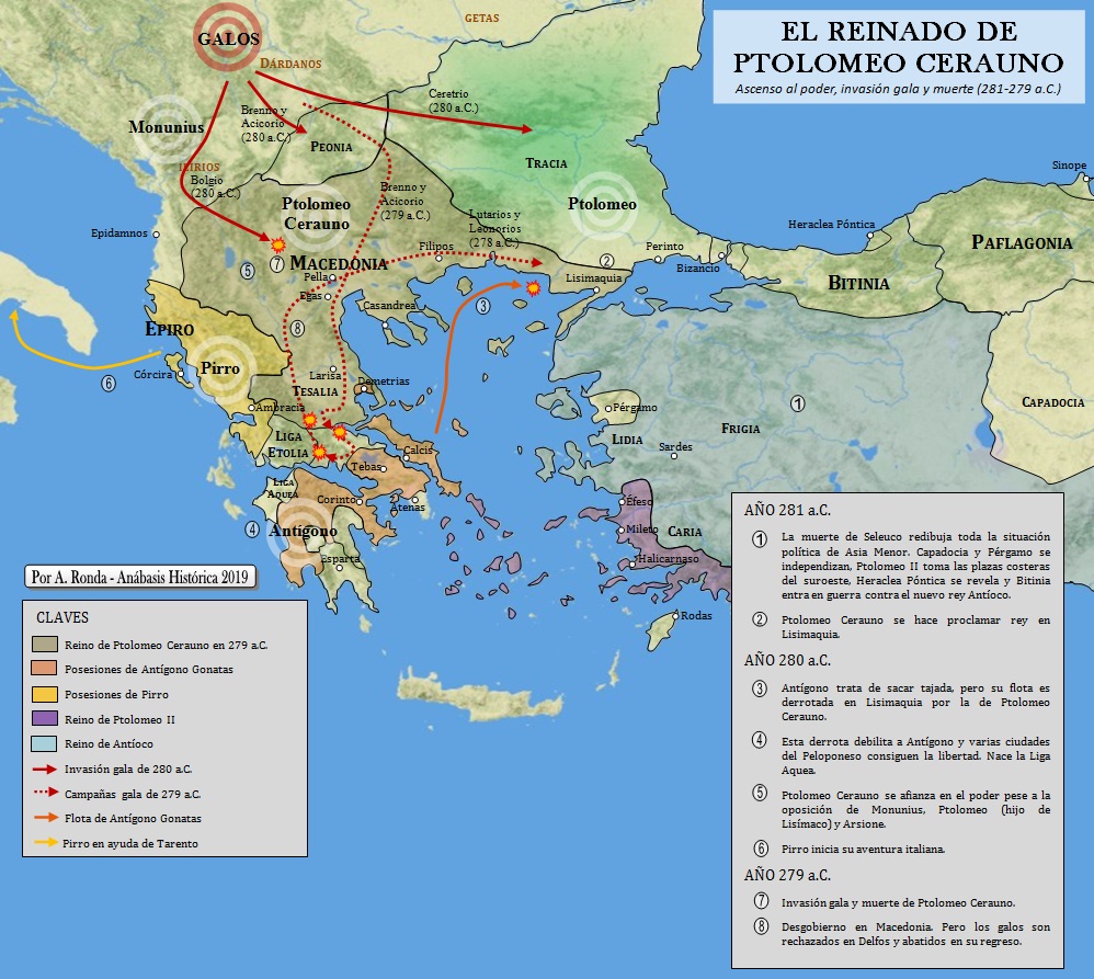 Anábasis Histórica MACEDONIA y los años del caos (297275 a.C.)