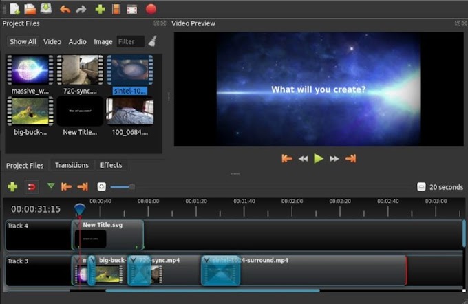 Free video Editing software for Beginners- Openshot