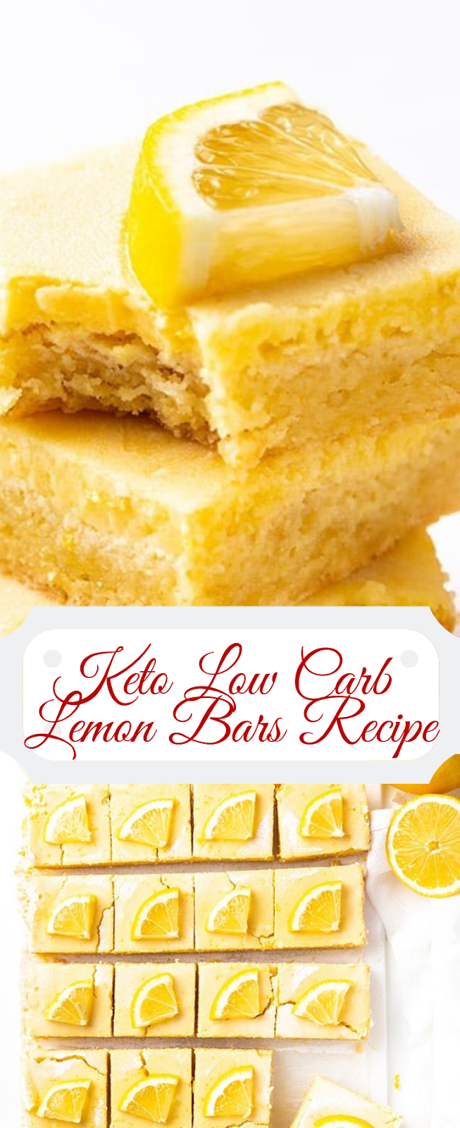 Keto Low Carb Lemon Bars Recipe ALL RECIPES