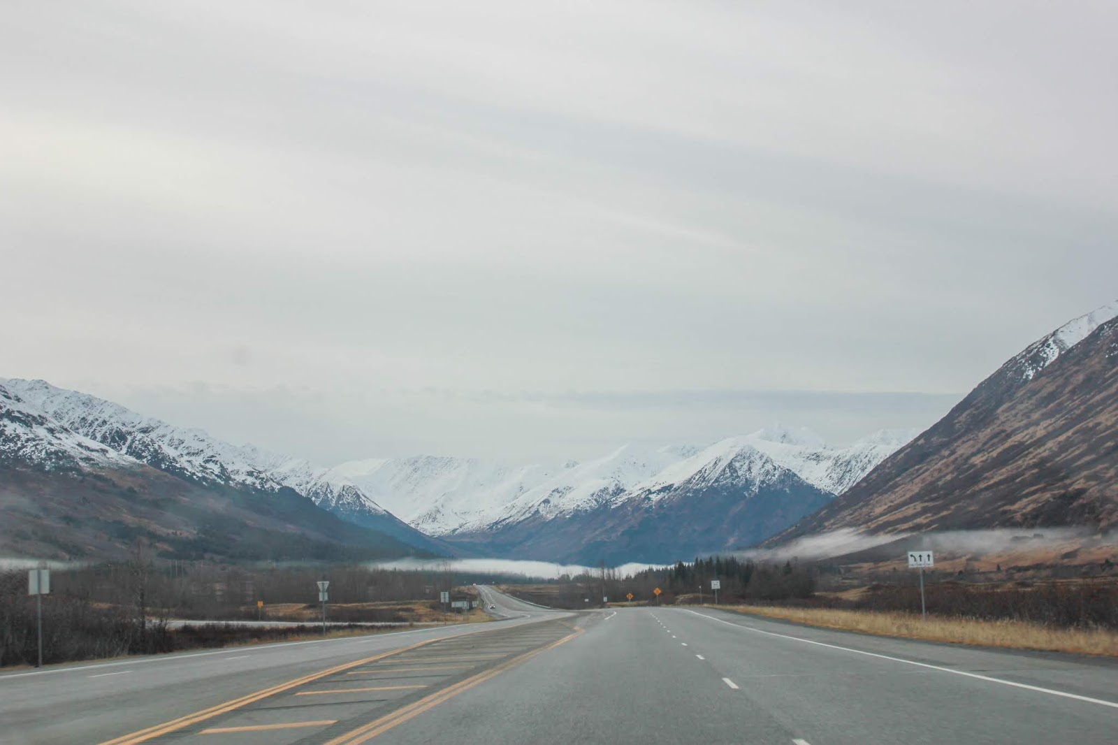 Road Trip along the Seward Highway from Anchorage to Seward, Alaska 
