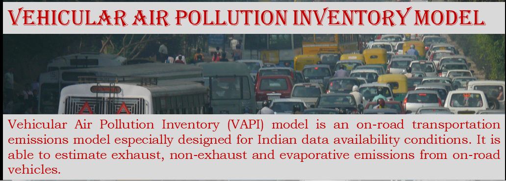  Vehicular Air Pollution Inventory Model 