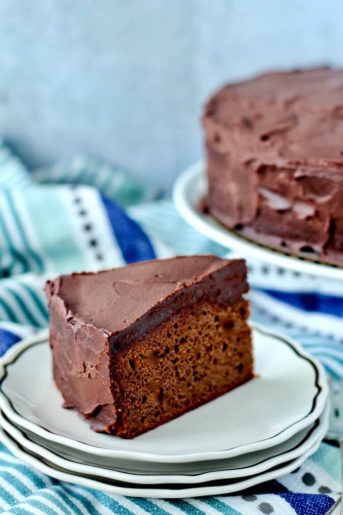 Malted Chocolate Cake with Bailey's Irish Cream Ganache | Karen's ...