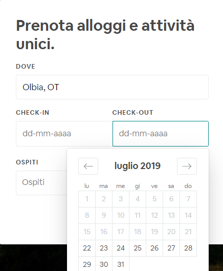 airbnb come prenotare