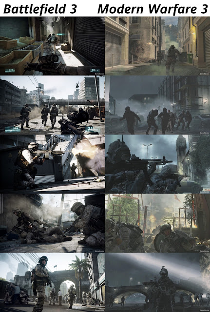 Battlefield 3 vs Modern Warfare 3