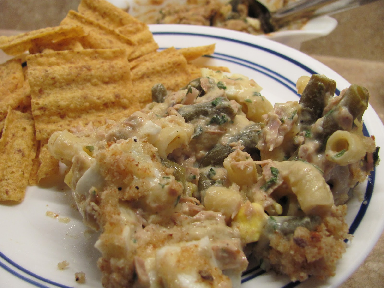 If my refrigerator could talk... it would say, "YUMMM" Tuna Green Bean Casserole