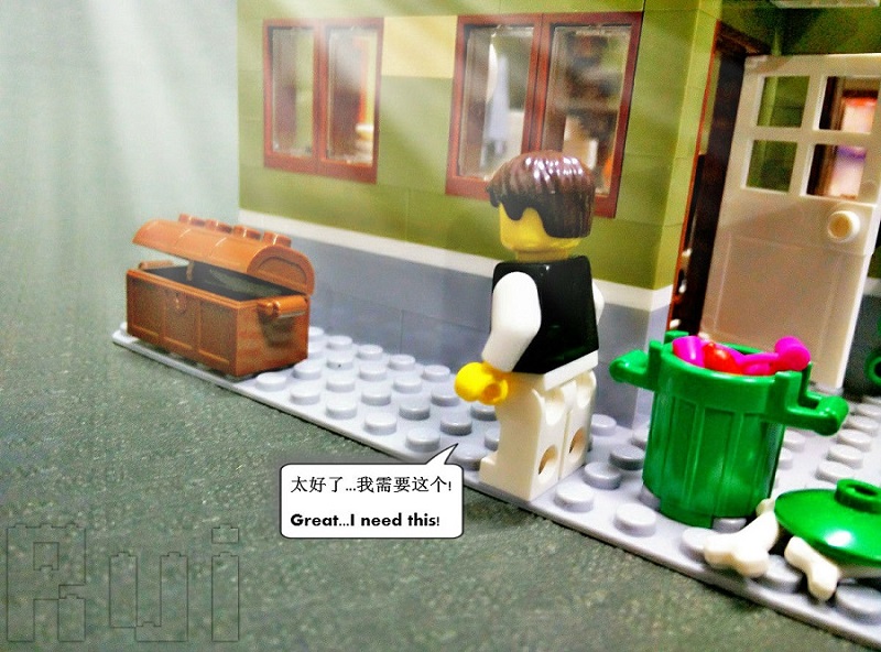 Lego Robbery - He found it