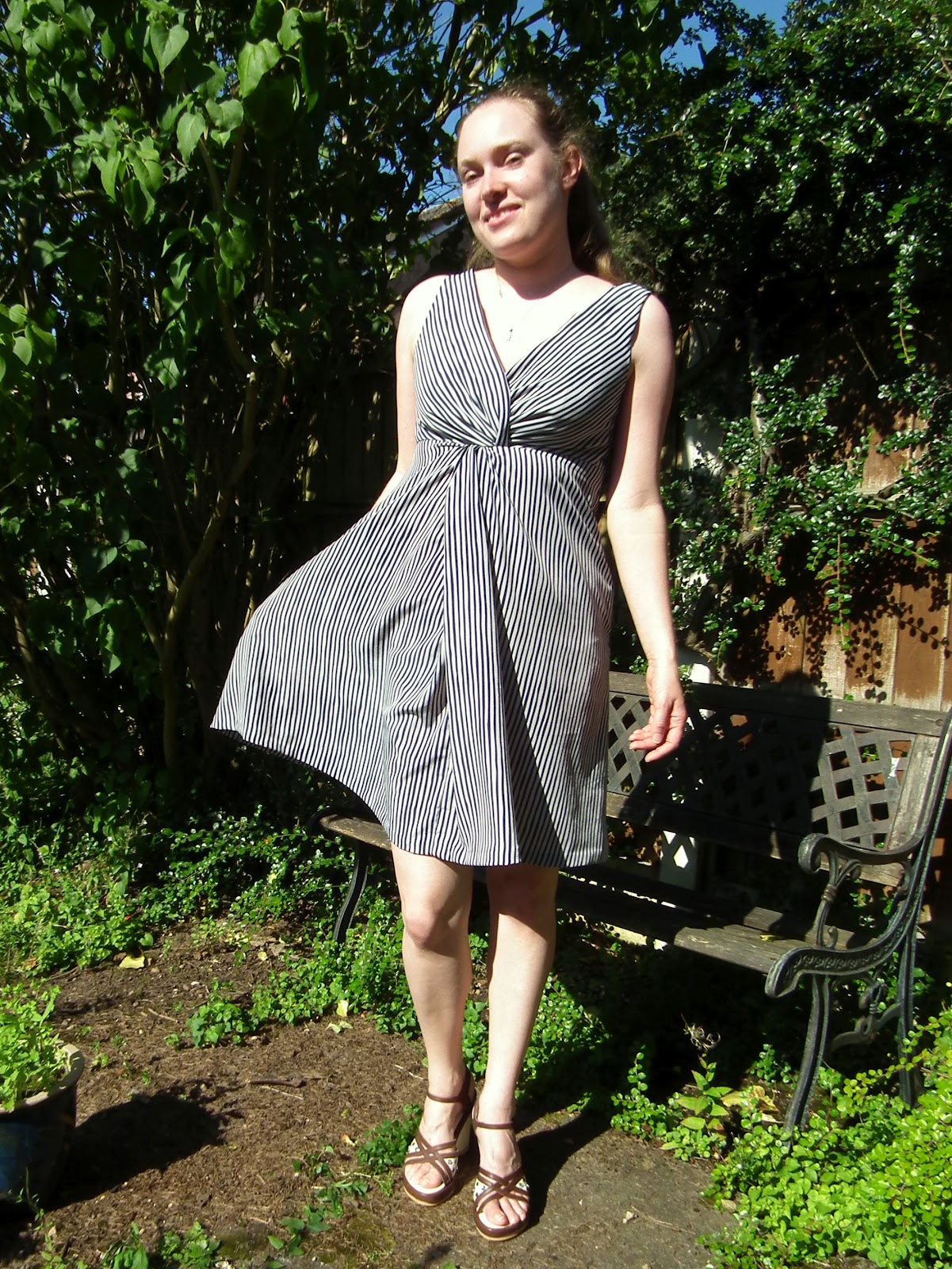 KnottedRose Burda Front Knot Dress 3/2012 108b