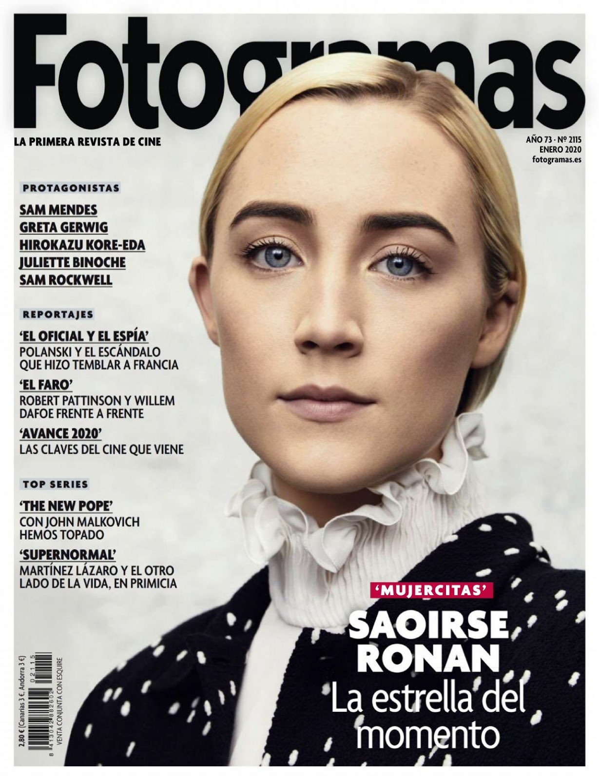 Saoirse Ronan – Fotogramas Magazine January 2020 Issue