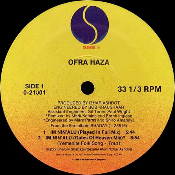 80smusicremixes Im Ninalu Played In Full Mix Ofra Haza