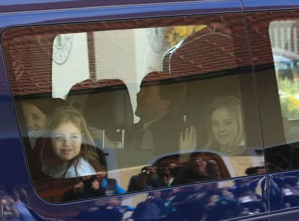 King Willem-Alexander, Queen Maxima and their daughters Crown Princess Catharina-Amalia, Princess Alexia and Princess Ariane, Princess Beatrix on holiday in Salzburg