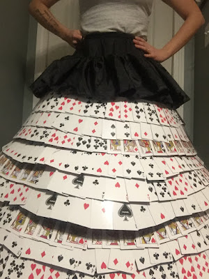 One Month, 17 Decks of Cards & One Playing Card Dress Later | The Babby ...