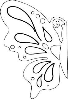 Free Butterfly 1 Stencil Pattern