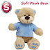 Soft Plush Bear Blue