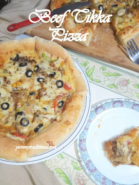 beef-tikka-pizza-recipe-with-step-by-step-photos