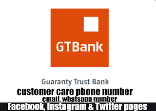 GTBank Customer Care Phone Number, Whatsapp Number, Facebook And Twitter Pages GTBank Customer Care Phone Number, Whatsapp Number, Facebook And Twitter Pages