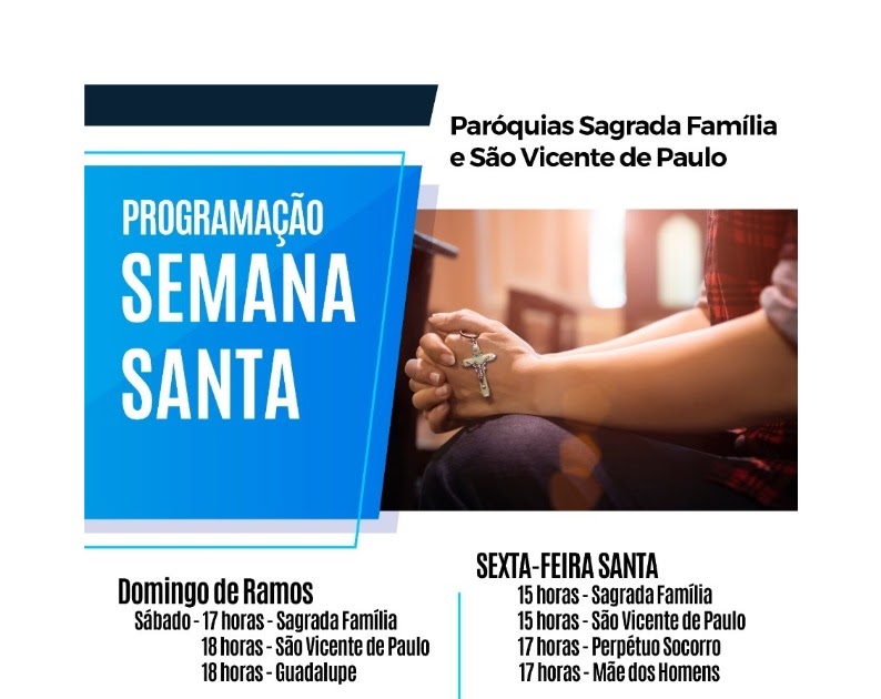 Paróquia São Vicente de Paulo 70 anos Caxias do SulRS Missas Semana Santa