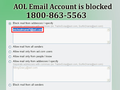 AOL Email Account is blocked