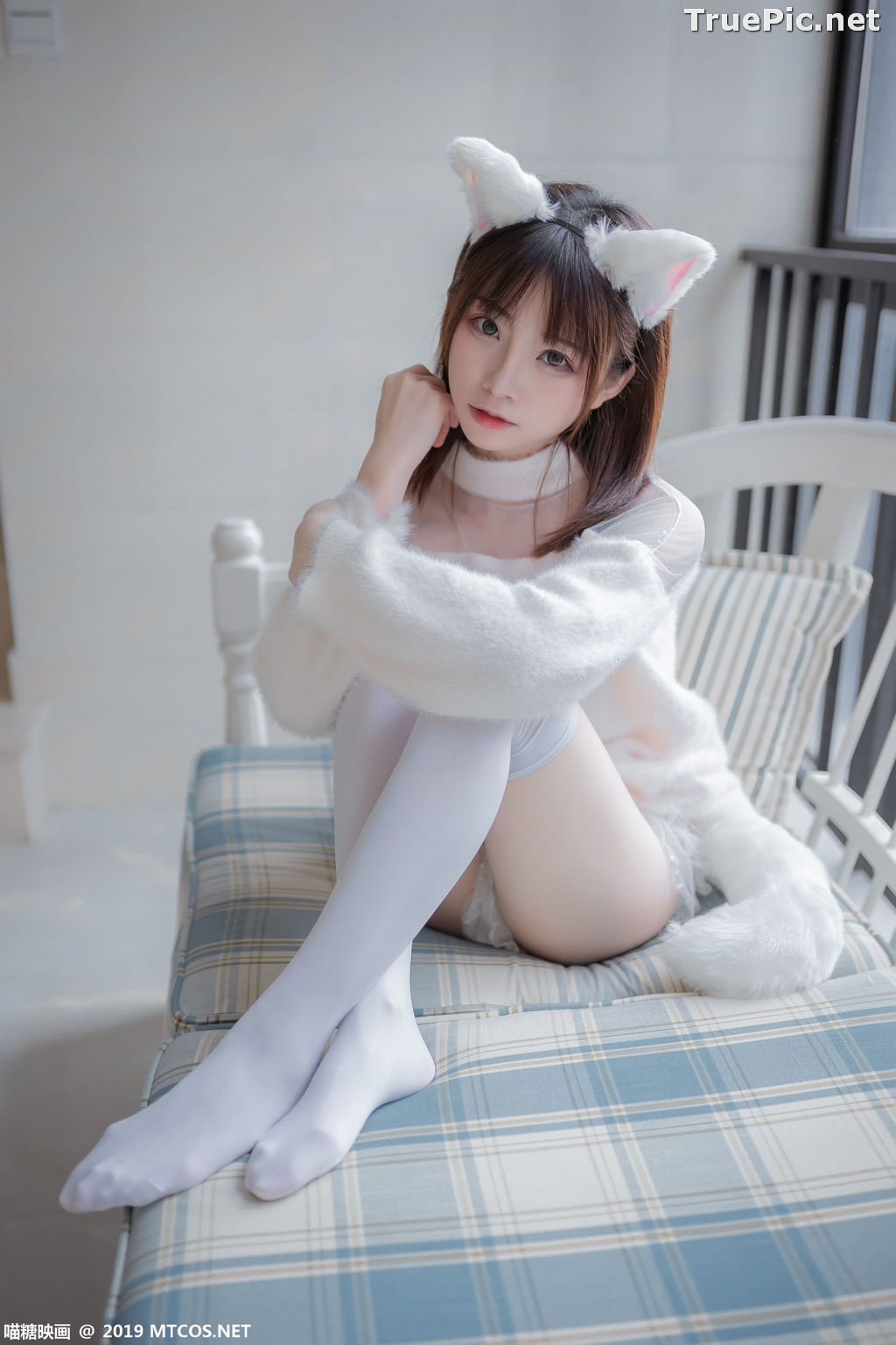 Image [MTCos] 喵糖映画 Vol.027 – Chinese Cute Model – Beautiful White Cat - TruePic.net - Picture-37