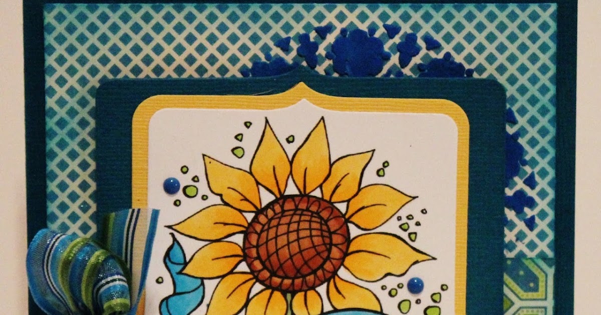 Pam Bray Designs: A Girl with Flair: Create Sunshine Today with Stampendous