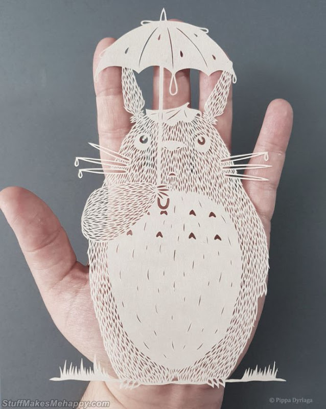 Inspirational Handmade Paper Cutting Art by Pippa Dyrlaga