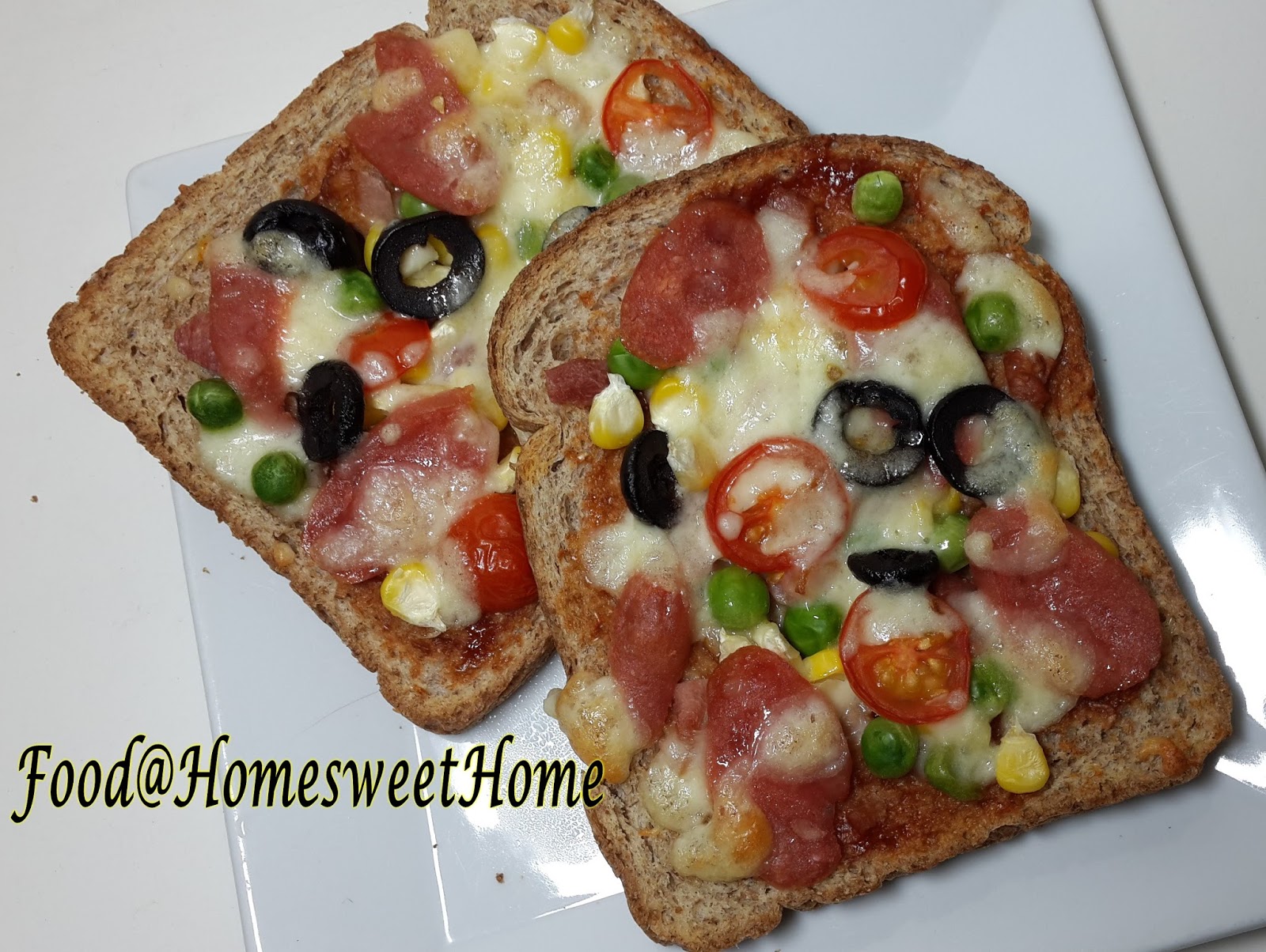 FoodHome Sweet Home Home Made 'Pizza" Bread