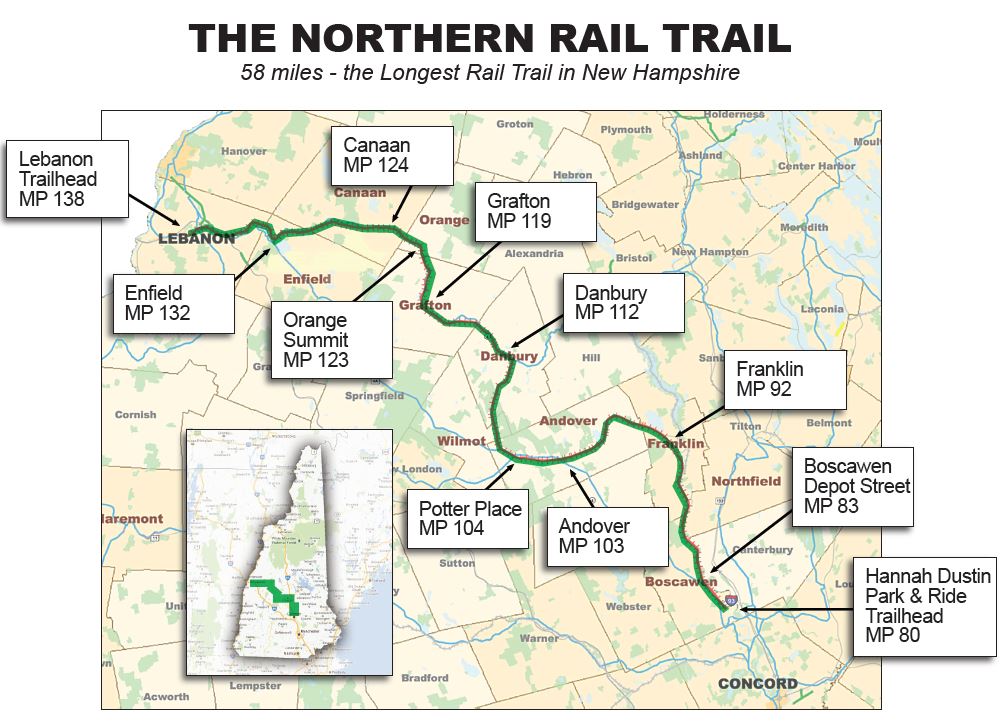 NCR Rail Trail Map