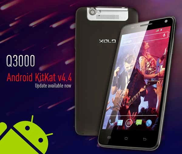 Xolo releases Android 4.4.2 KitKat update for the Q3000