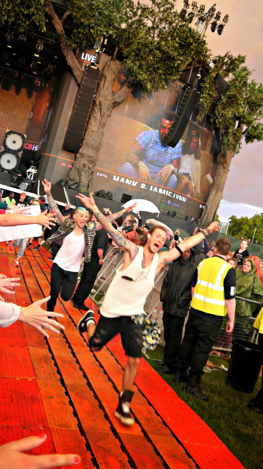 Dougie from McBusted at British Summer Time Hyde Park