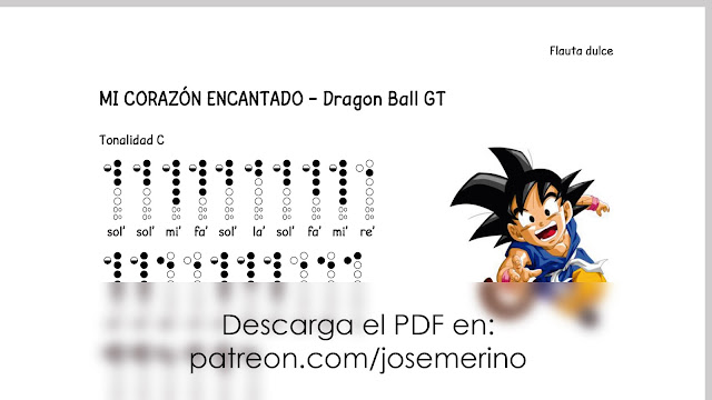 Mi Corazon Encantado Notas Original