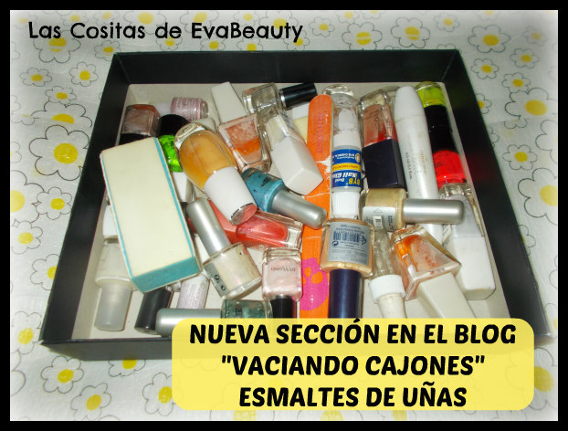 vaciando cajones esmaltes de uñas