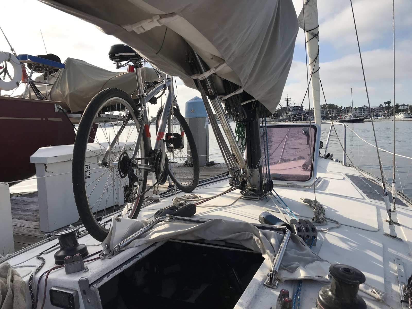 boat bike rack