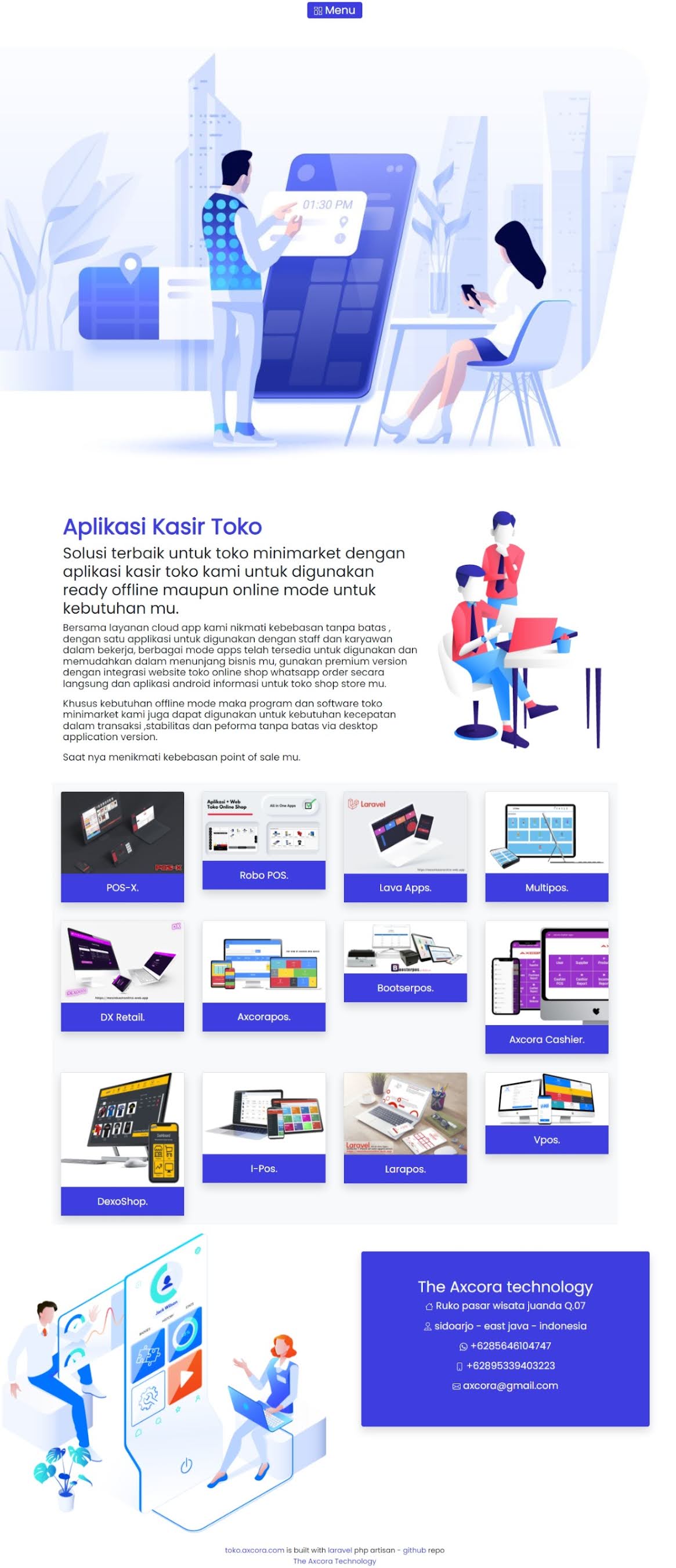 free download laravel web app template source code gratis