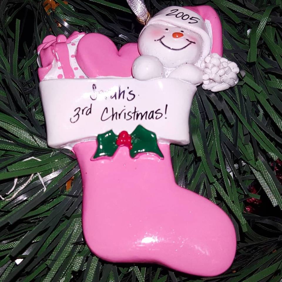 Start a tradition with Personalized Ornaments for You Wrapped Up N U