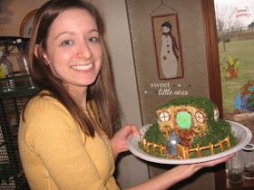 Favorite Family Christmas Traditions - Gingerbread House Making Party - Bag End The Lord of the Rings The Hobbit - www.sweetlittleonesblog.com