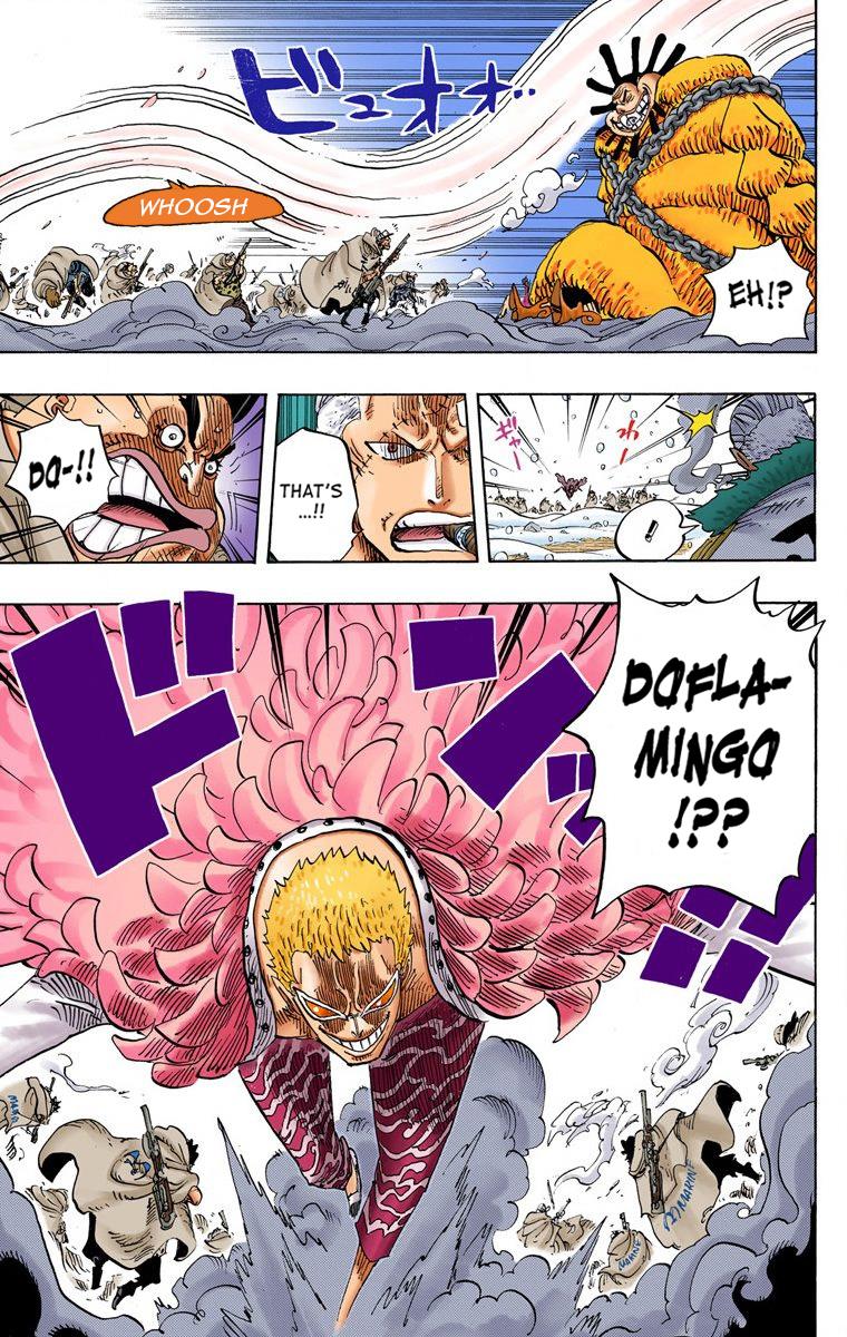 One Piece Chapter 698 Doflamingo Appears One Piece Manga Online Colored