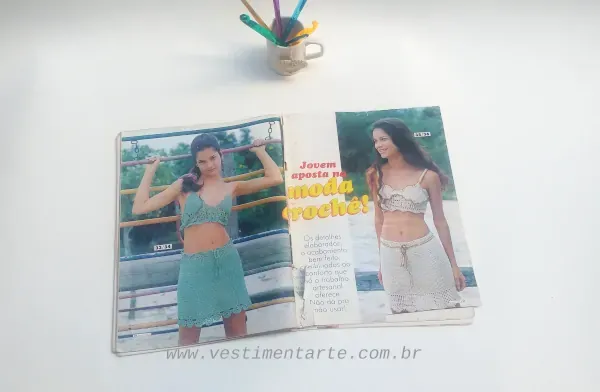 coleção revistas crochê antigas