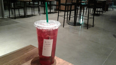 Starbucks Trenta iced Passion Tea refill Starbucks Trenta iced Passion Tea refill