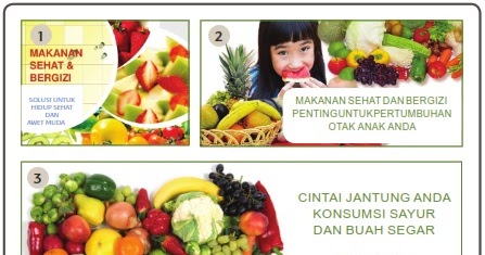 Sketsa Gambar Makanan Sehat Dan Bergizi - Brisia Blog