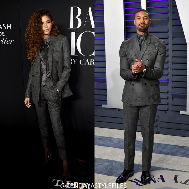 Zendaya And Michael B Jordan Wore Same Berluti Suit