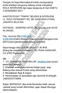 Ciri Penipuan Panggilan Kerja Via Sms atau Email Ciri Penipuan Panggilan Kerja Via Sms atau Email