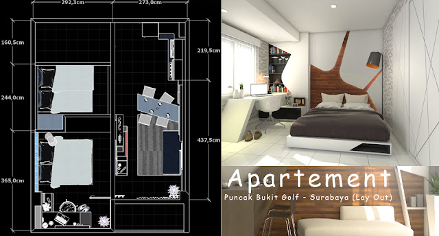 Design Interior Apartement Puncak BUkit Golf Surabaya