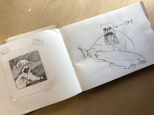 JAKE KEELER ART - A Flip Through the Sketchbooks JAKE KEELER ART - A Flip Through the Sketchbooks