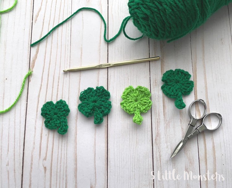 Crochet Shamrock Clover Leaf {Free Crochet Pattern & Video